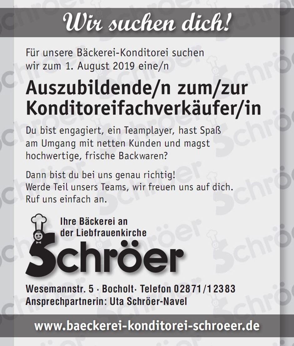 Bäckerei Schröer - Ihre Handwerksbäckerei